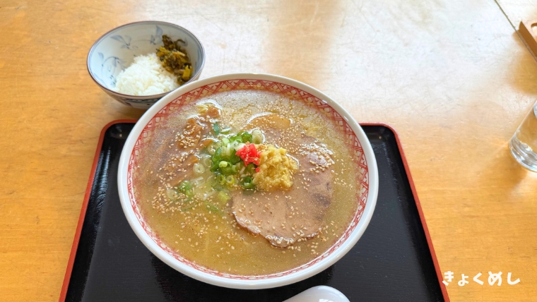 らーめんばにはつ本店　旭川グルメ ラーメン しおしょうが