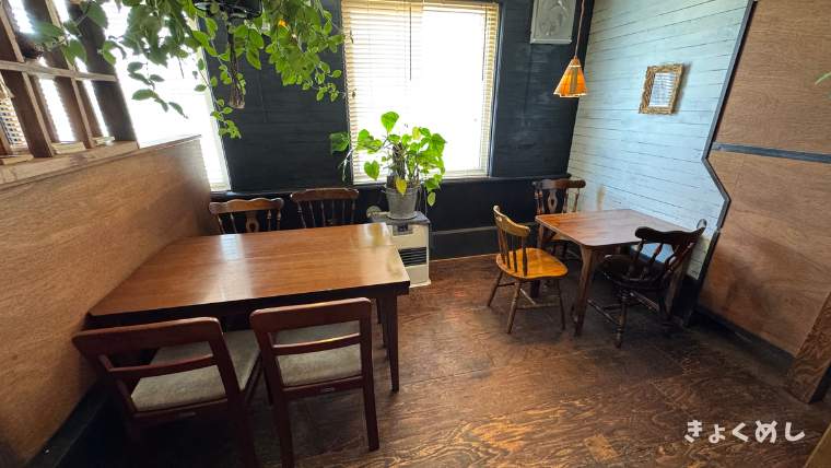 旭川グルメ 末広 パーラー小林 ランチ 店内