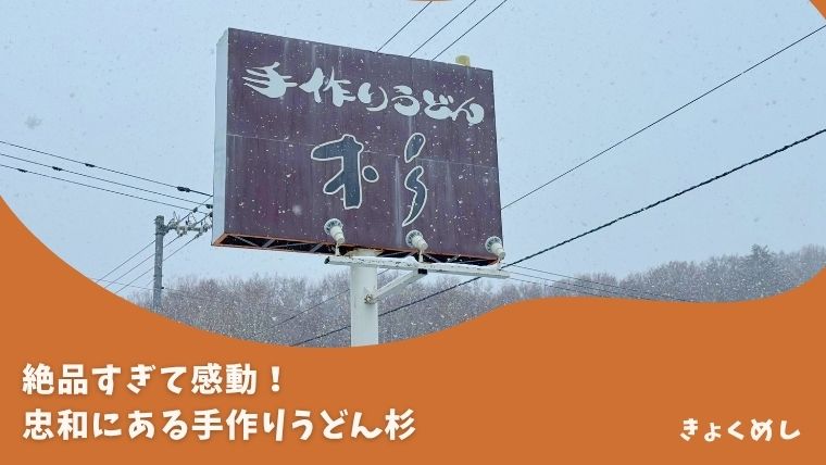 【旭川 忠和】絶品すぎて感動！カレー雑炊うどんが美味しい手作りうどん杉