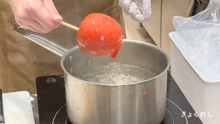 旭川グルメ　代官山Candyapple　りんご飴　イオン旭川駅前店　スイーツ