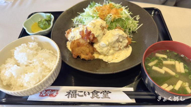 旭川グルメ　旭川市東光　福こい食堂　ふくこい食堂　長崎ちゃんぽん　チキン南蛮　ランチ　ディナー