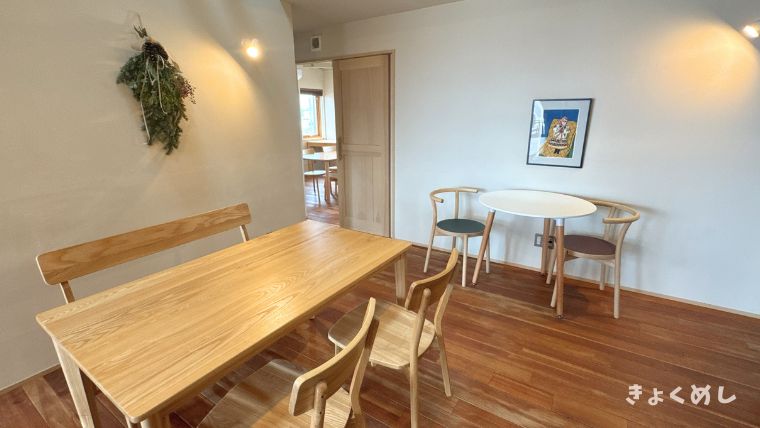 旭川グルメ きょくめし 当麻 ランチ moonloidcafe ムーンロイドカフェ 子連れランチ 店内