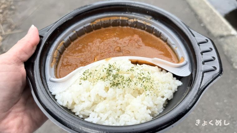 旭川グルメ キッチンカー cupdesmile 旭川食糧 カレー 唐揚げ