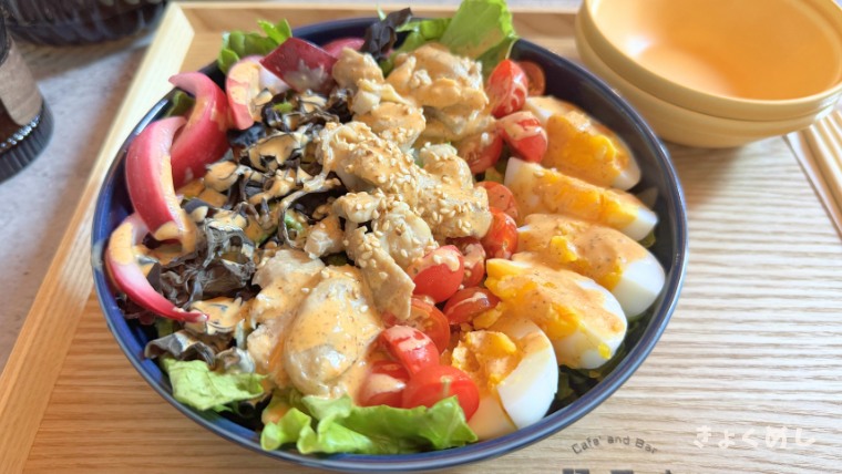 旭川グルメ 新店舗 阿里山STAND. アリサンスタンド ランチ 子連れランチ サラダ