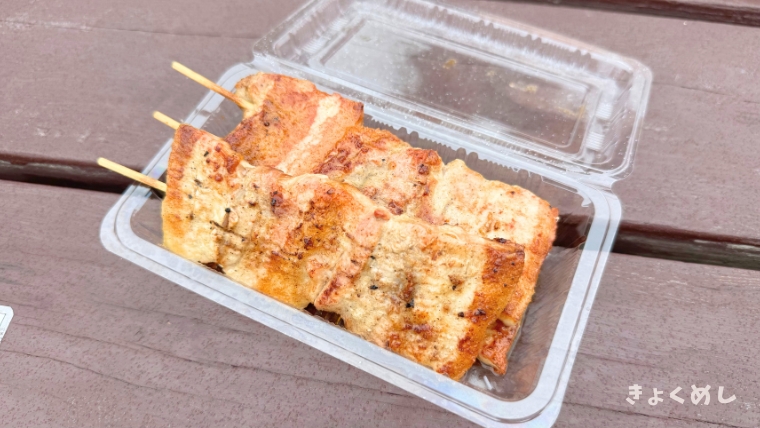 深川 道の駅 ライスランドふかがわ どんでんがえし 焼き鳥 豚串