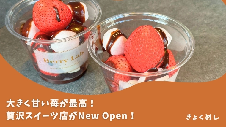 旭川はれて屋台村にオープン！ご褒美スイーツBerryLab